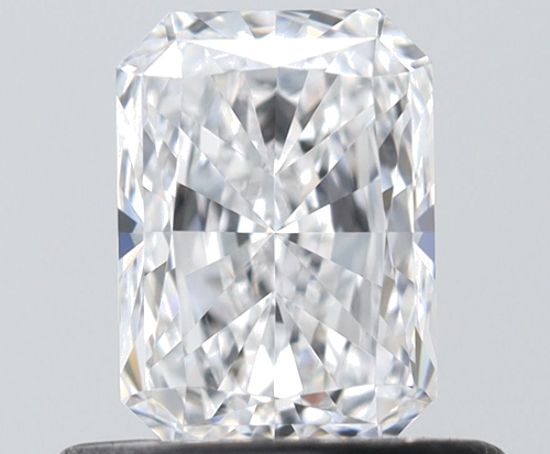 0.6 carat D-VVS2 Natūralus Radiant Deimantas (1)