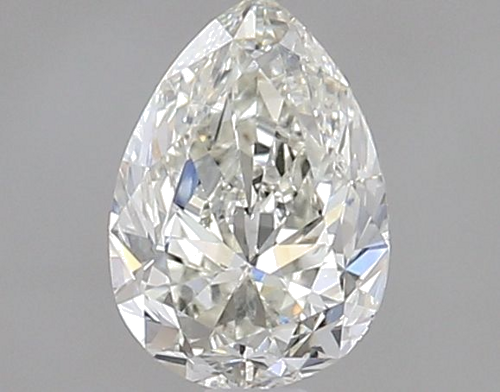 1.0 carat K-SI1 Natūralus Pear Deimantas (1)