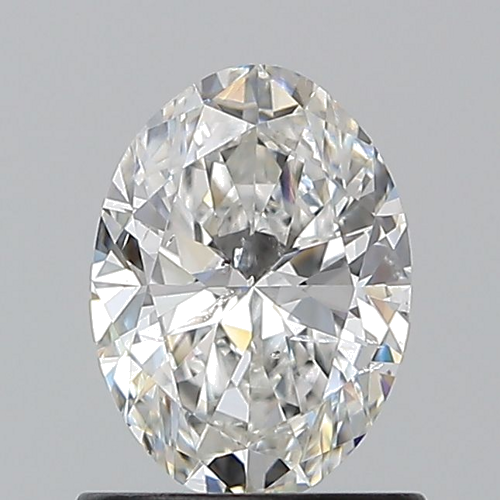 0.9 carat F-SI2 Natūralus Oval Deimantas (1)
