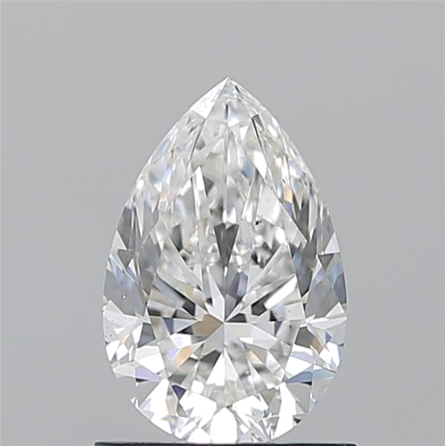 1.01 carat F-VS2 Natūralus Pear Deimantas (1)