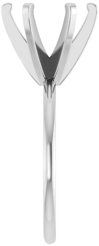Sužadėtuvių Žiedas „Solitaire“ 14k white gold Round 9.4mm (4)