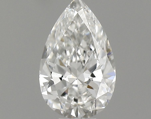 0.3 carat F-VVS1 Natūralus Pear Deimantas (1)