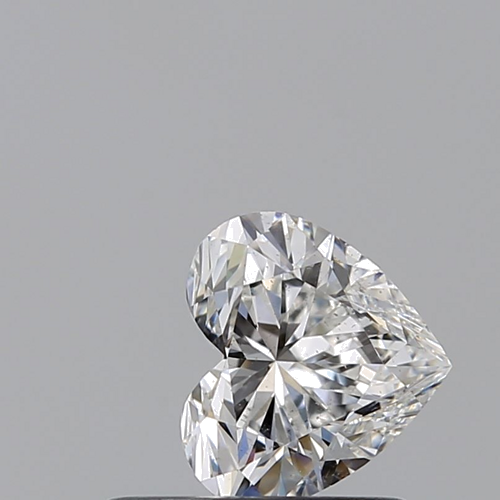 0.6 carat F-SI1 Natūralus Heart Deimantas (1)