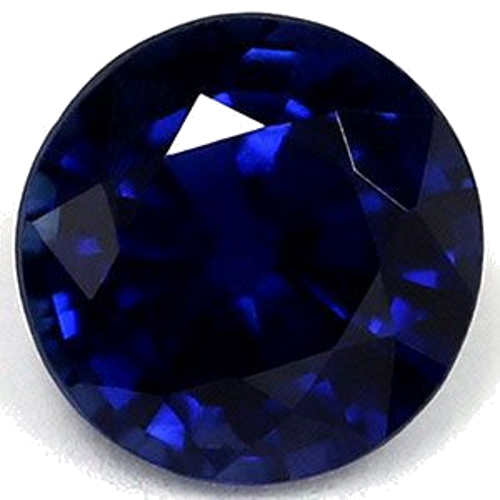 0.58 carat BLUE Round Safyras (1)
