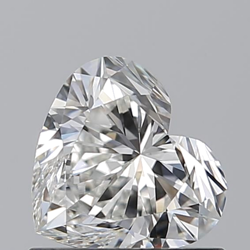 0.7 carat G-IF Natūralus Heart Deimantas (1)