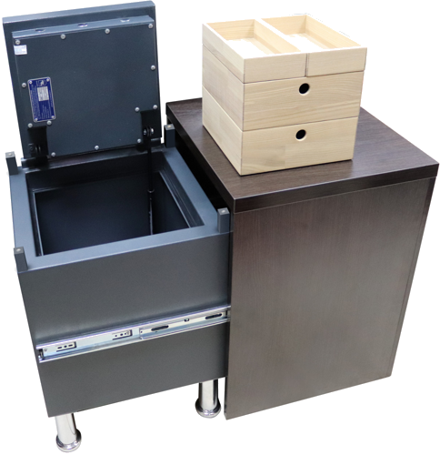 Ugunsdrošs slepenais seifs Griffon FSL.45.E (45 kg) (8)