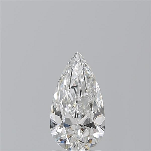 1.5 carat F-SI1 Natūralus Pear Deimantas (1)