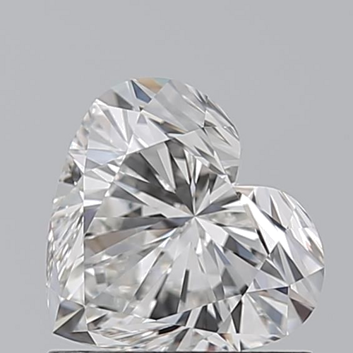 1.01 carat H-VVS2 Natūralus Heart Deimantas (1)