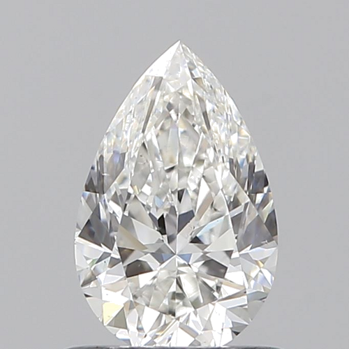 0.7 carat F-VS2 Natūralus Pear Deimantas (1)