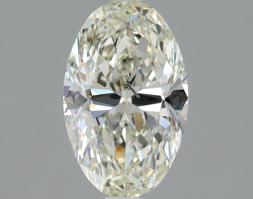 1.01 carat K-SI2 Natūralus Oval Deimantas (1)