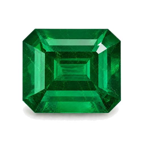 3.2 carat GREEN STEP cut Emerald Smaragdas (1)