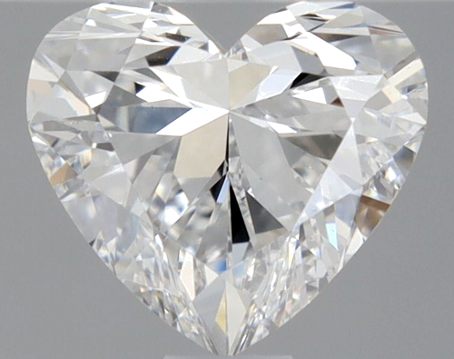 0.8 carat D-VS2 Natūralus Heart Deimantas (1)