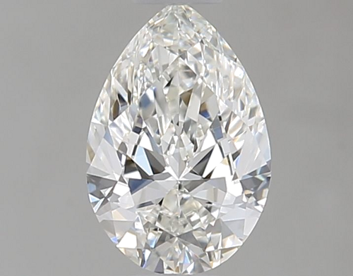 0.51 carat H-VVS1 Natūralus Pear Deimantas (1)