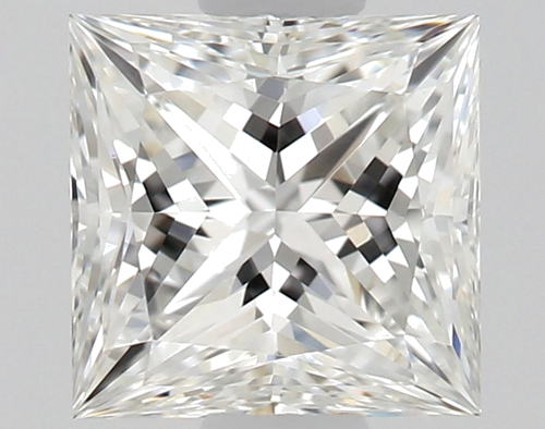 0.51 carat F-VVS2 Natūralus Princess Deimantas (1)