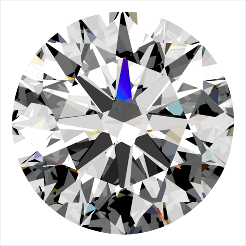 0.36 carat H-VS1 Excellent cut Natūralus Round Deimantas (1)