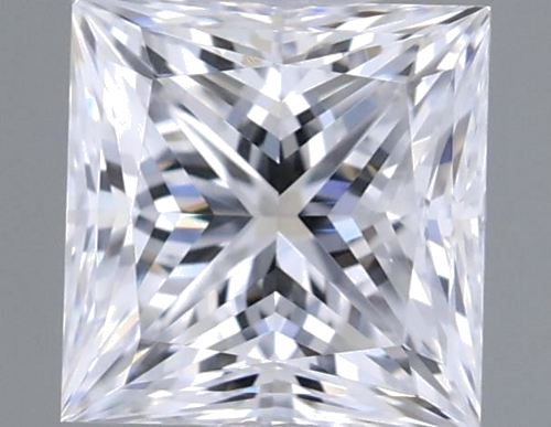 0.4 carat D-VVS2 Natūralus Princess Deimantas (1)