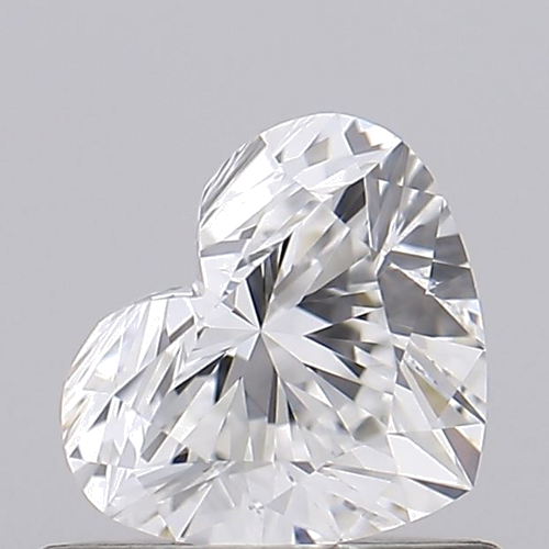 0.5 carat F-VVS1 Natūralus Heart Deimantas (1)