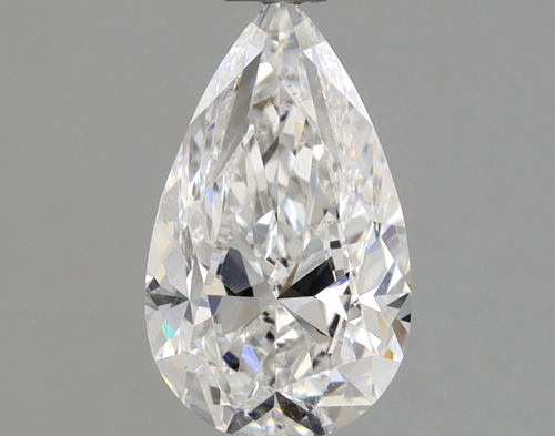 0.9 carat E-SI2 Natūralus Pear Deimantas (1)