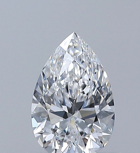 0.5 carat D-VVS2 Natūralus Pear Deimantas (1)