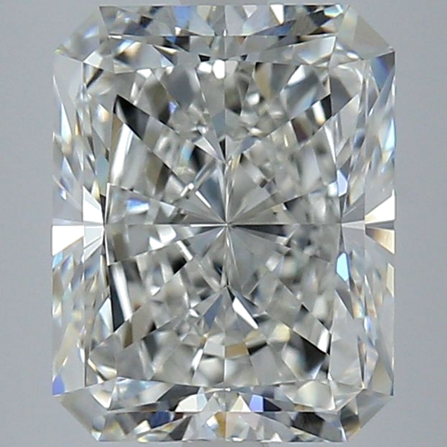 3.51 carat H-VVS2 Natūralus Radiant Deimantas (1)