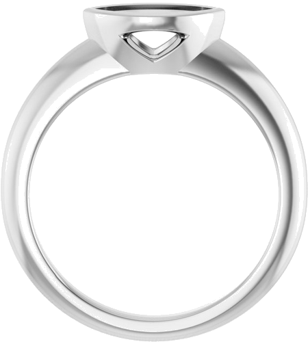 Sužadėtuvių Žiedas „Bezel-Set Solitaire“ 14k white gold Marquise 8.5mm x 4.5mm (2)