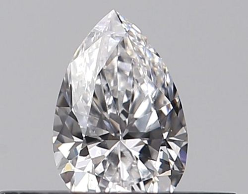 0.23 carat D-VVS2 Natūralus Pear Deimantas (1)