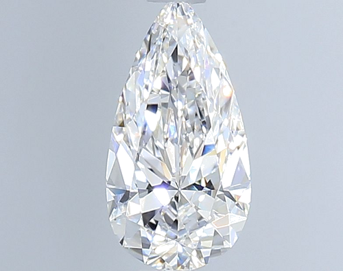0.4 carat D-VVS1 Natūralus Pear Deimantas (1)