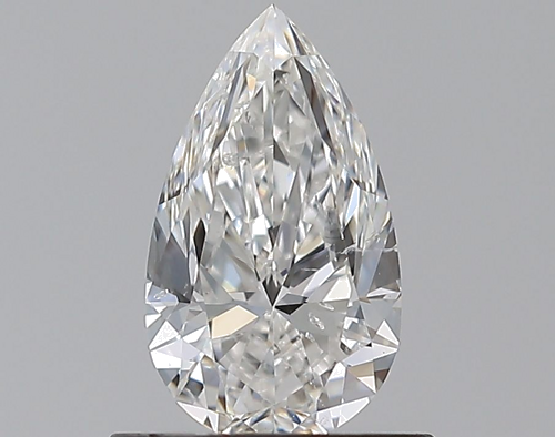 0.72 carat F-SI1 Natūralus Pear Deimantas (1)