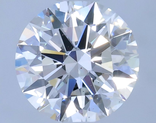 0.63 carat G-SI1 Excellent cut Natūralus Round Deimantas (1)