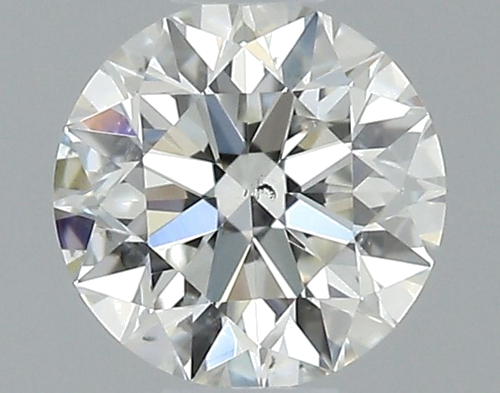 0.36 carat I-SI1 Excellent cut Natūralus Round Deimantas (1)