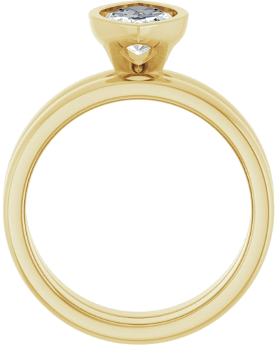 Sužadėtuvių Žiedas „Bezel-Set Solitaire“ 14k yellow gold Marquise 12mm x 6mm (7)