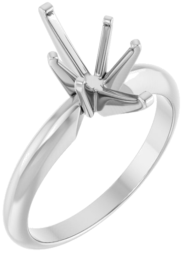 Sužadėtuvių Žiedas „Heavy Solitaire“ 585 Baltojo Aukso Marquise 12mm x 6mm (1)