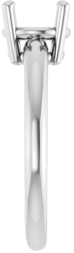 Sužadėtuvių Žiedas „Solitaire“ 14k white gold Round 7.4mm (4)