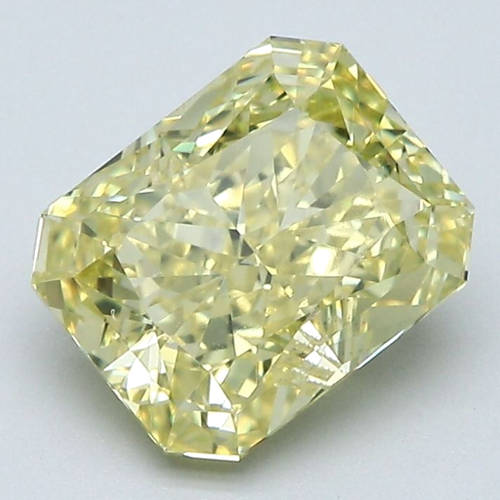 2.38 carat Fancy Yellow-VS2 Natūralus Radiant Deimantas (1)