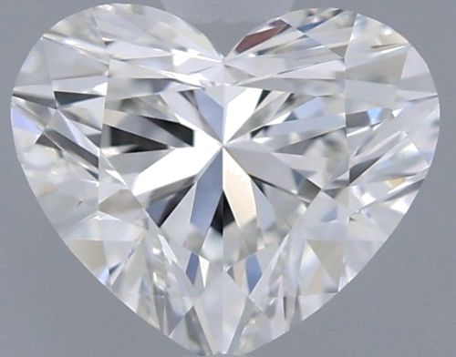 0.61 carat G-VVS1 Natūralus Heart Deimantas (1)