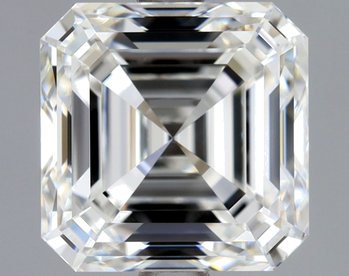 3.03 carat F-VVS1 Natūralus Asscher Deimantas (1)