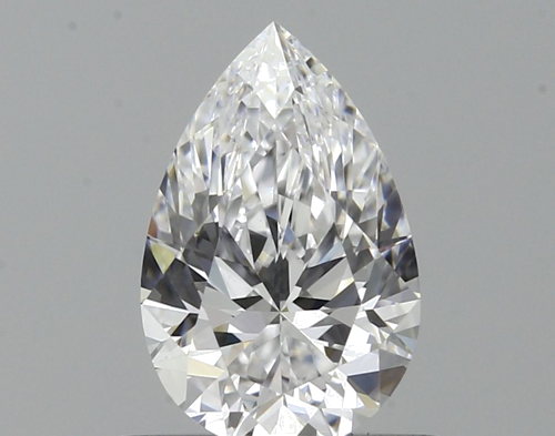 0.52 carat D-VVS2 Natūralus Pear Deimantas (1)