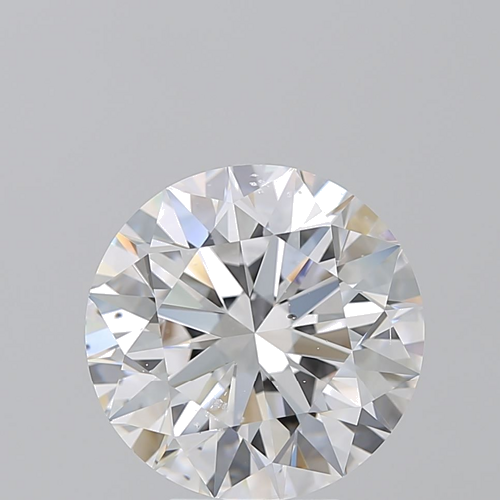 6.02 carat D-SI2 Excellent cut Natūralus Round Deimantas (1)