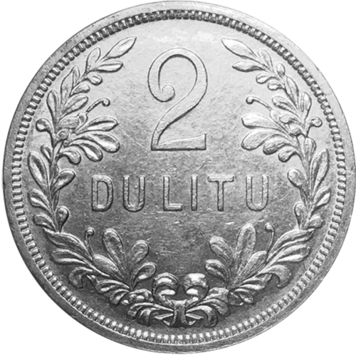 1925 Lithuania 2 litas (Two Litu) silver coin (1)