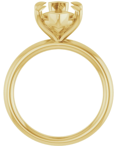 Sužadėtuvių Žiedas „Claw-Prong Solitaire“ 14k yellow gold Marquise 16mm x 8mm (2)