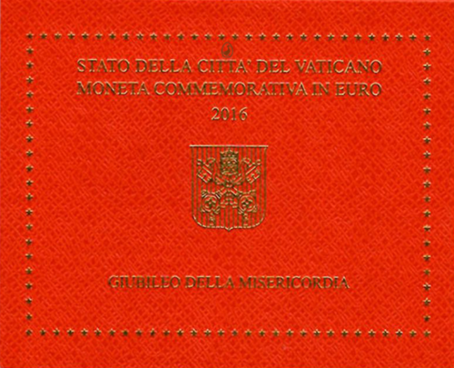 2016 Vatikāna Svētā Žēlsirdības gada 2 eiro monēta (3)
