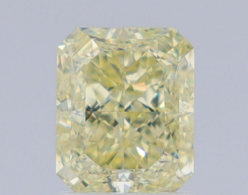 1.57 carat Fancy Light Yellow-VS1 Natūralus Radiant Deimantas (1)