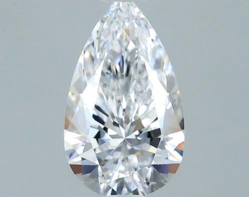 0.53 carat D-VS2 Natūralus Pear Deimantas (1)