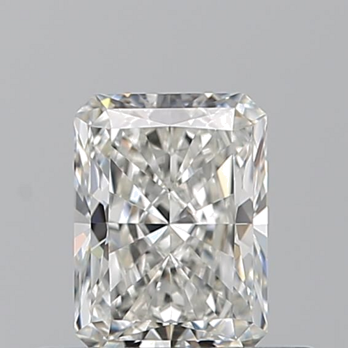 0.51 carat H-VVS1 Natūralus Radiant Deimantas (1)
