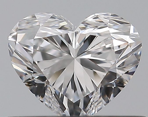 0.4 carat D-VVS2 Natūralus Heart Deimantas (1)