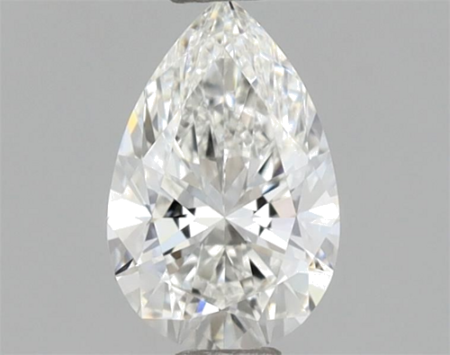 0.37 carat G-VVS2 Natūralus Pear Deimantas (1)