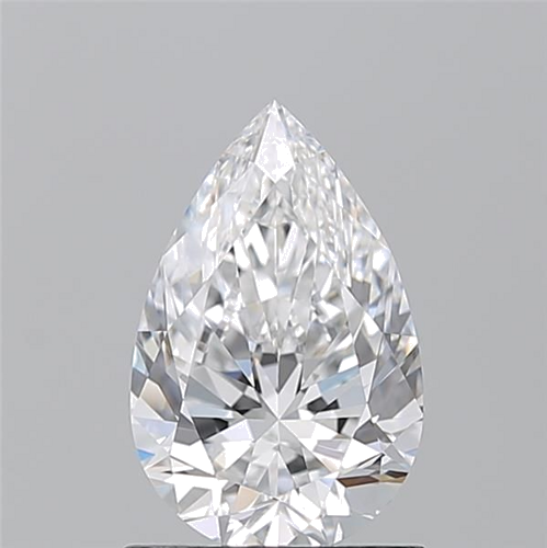 1.14 carat D-VVS1 Natūralus Pear Deimantas (1)