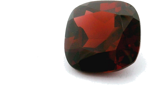 3.3 carat RED Cushion Garnet (1)