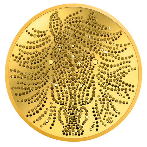 1/25 oz Zirga gads 2026 Niue 5 dolāru zelta monēta (1)