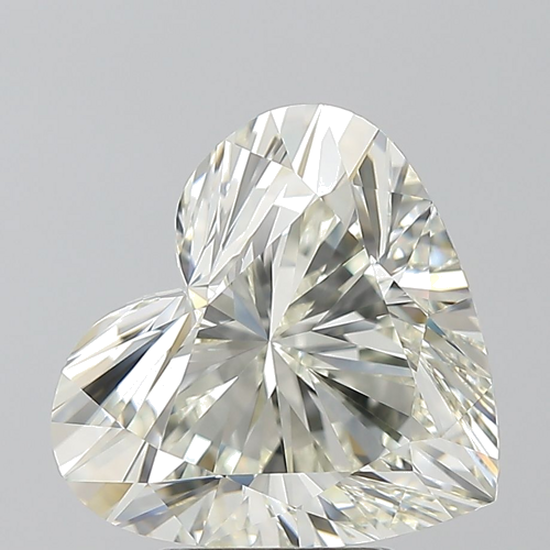 4.01 carat K-VVS1 Natūralus Heart Deimantas (1)